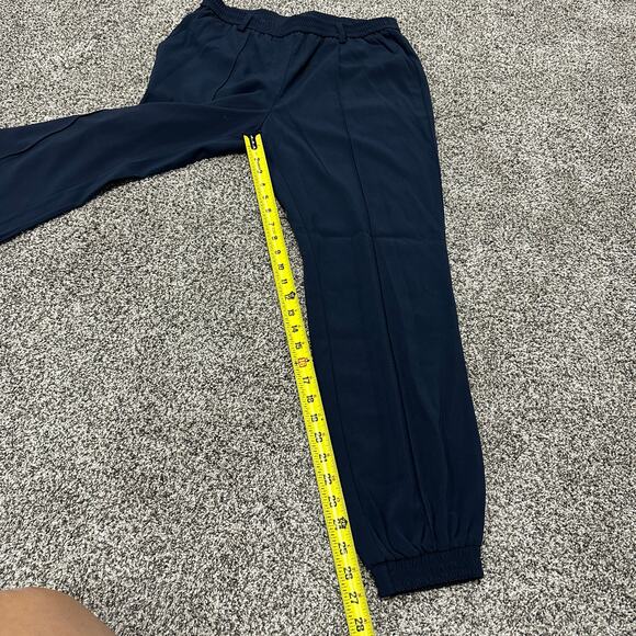 New with tags, VENUS Woven High-Rise Joggers, Navy Blue, Size 12 - Picture 8 of 14